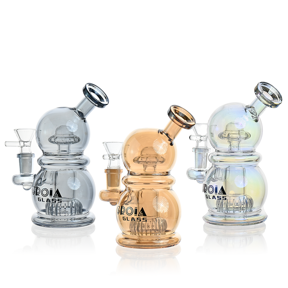 Croia Glass 6" Mini Egg Dab Rig with Crown Perc | Croia Glass