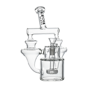 Croia Glass 8" Twin Vortex Recycler Scientific Glass Water Pipe | Croia Glass