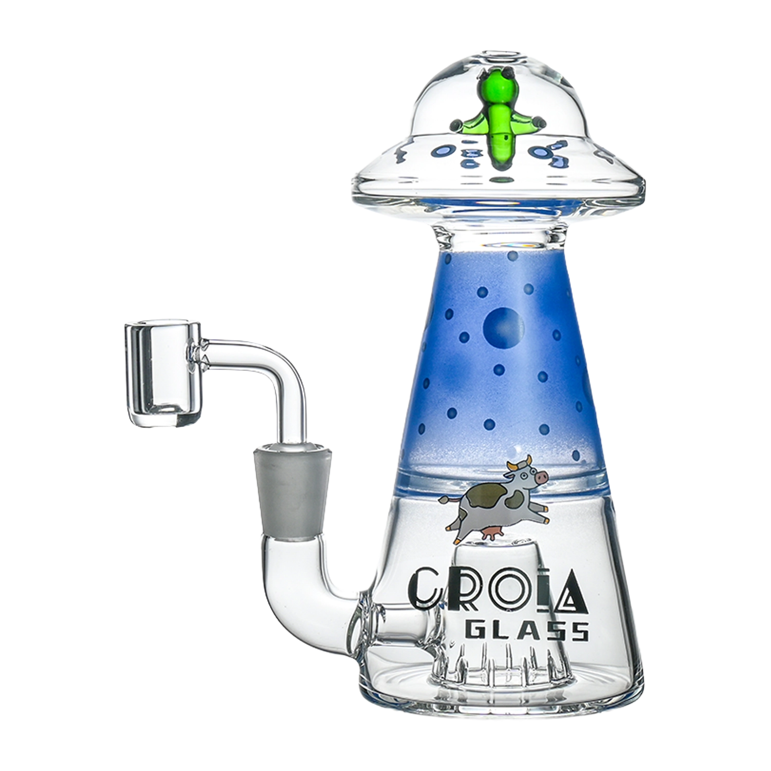 Croia Glass UFO Alien Dab Rig with Showerhead Perc | Croia Glass