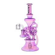 Croia Glass 10" Dual Swiss Perc Klein Recycler Dab Rig | Croia Glass