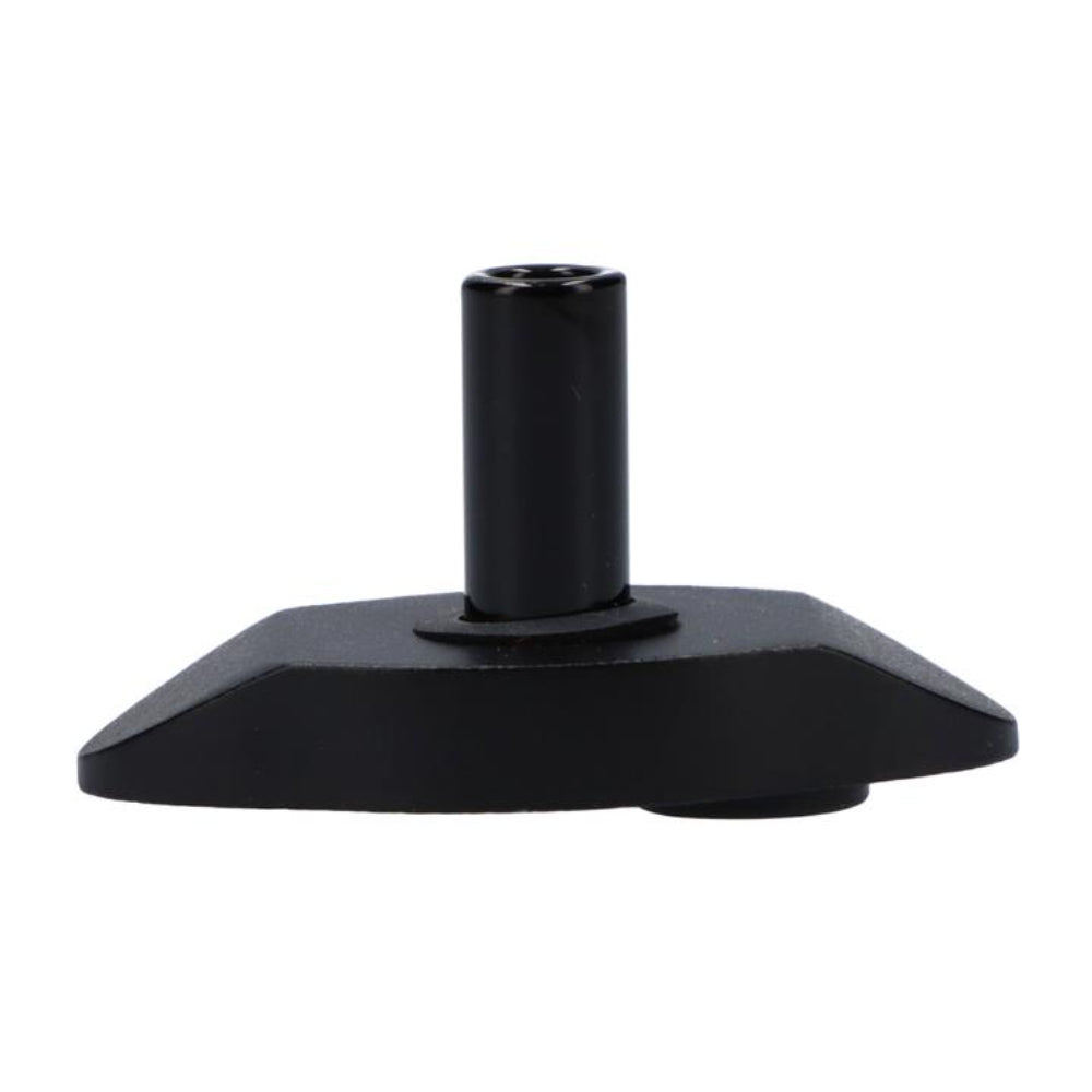 Famous X Valkyrie Vaporizer Glass Mouthpiece with Metal Base | Side View 1
