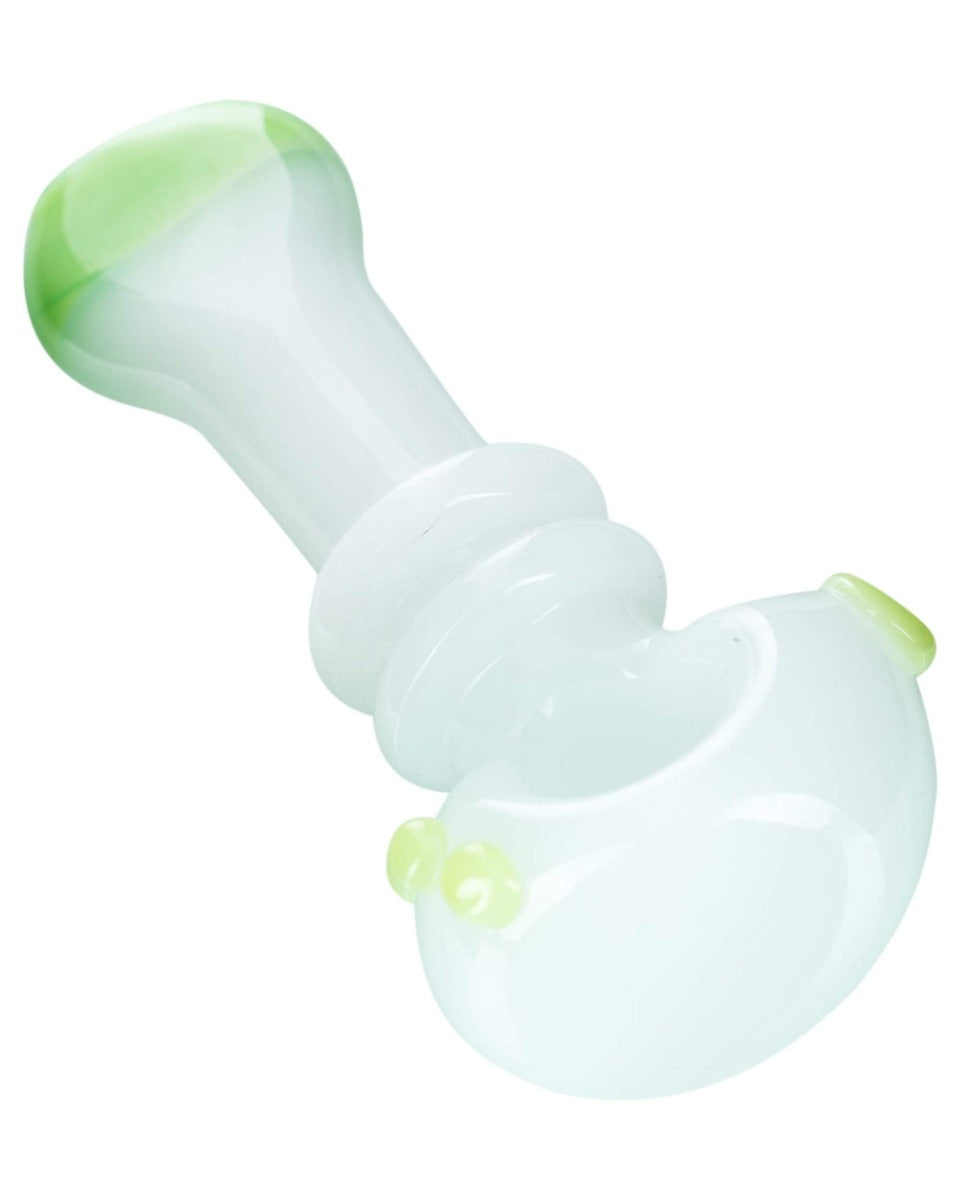 Maria Ring Spoon Pipe White-Green