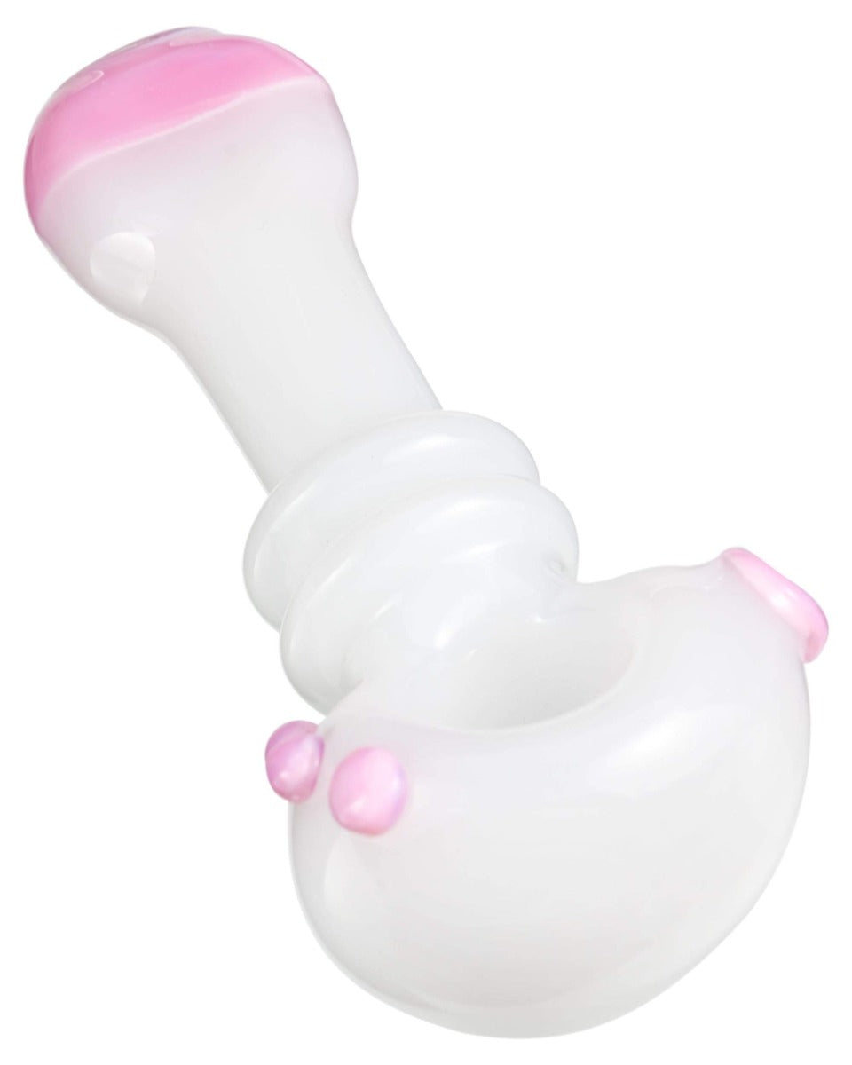 Maria Ring Spoon Pipe White-Pink