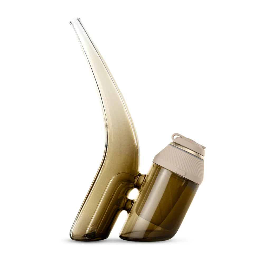 Puffco Proxy Bubbler | Desert | With Proxy Vaporizer inserted