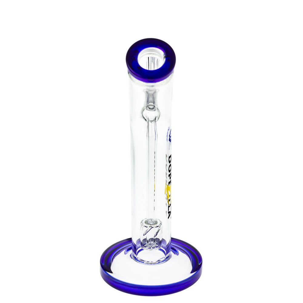 Dopezilla Glass Banshee Dab Rig | 10 Inches | Dark blue | Back view 