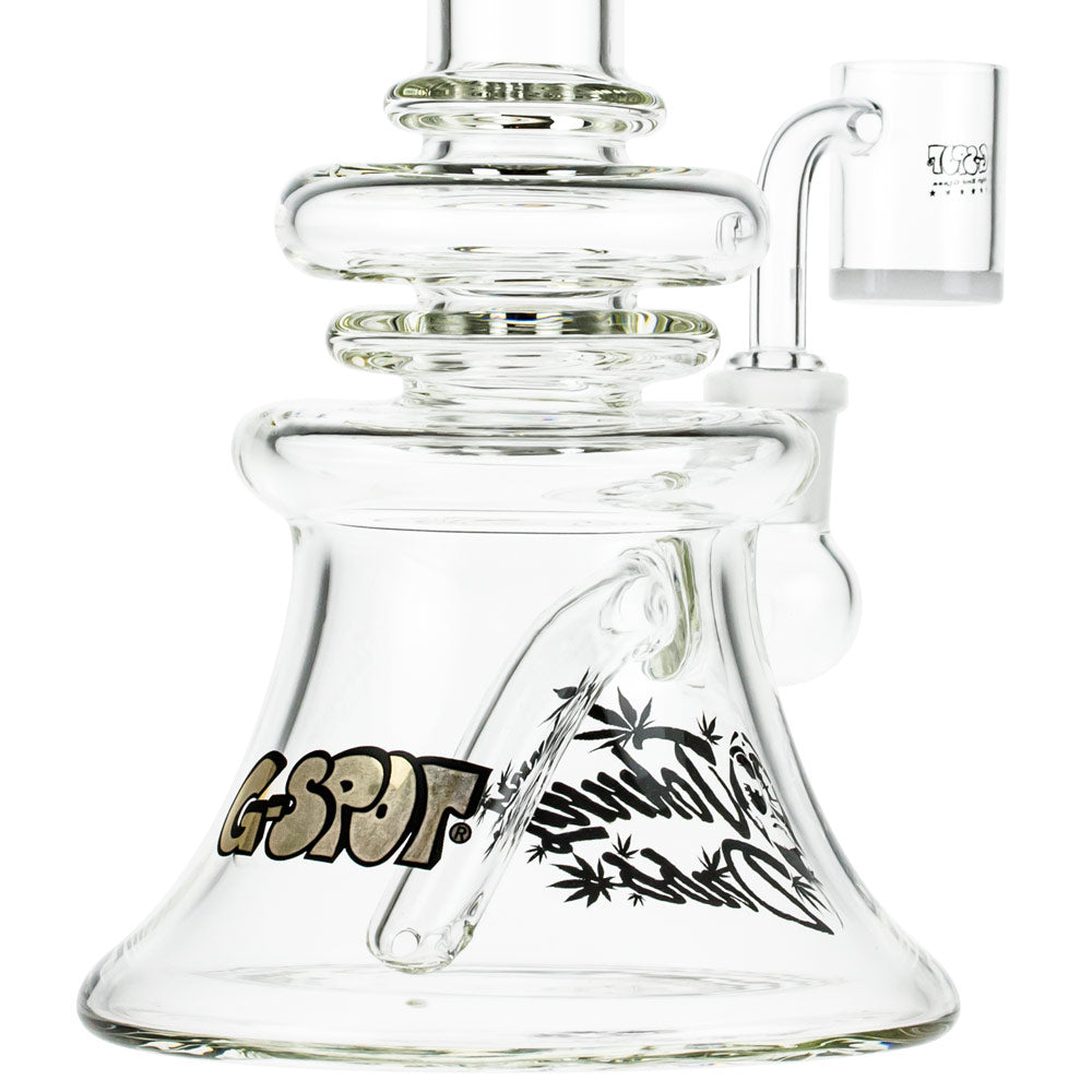 G-Spot Glass Johnny Dabb Beaker Base Dab Rig - G-Spot Logo