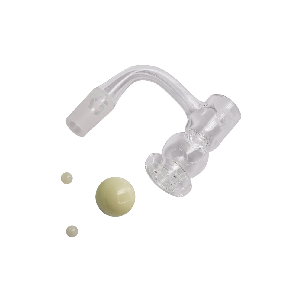 Glasshouse Egg Terp Quartz Banger | With carb cap and pearls