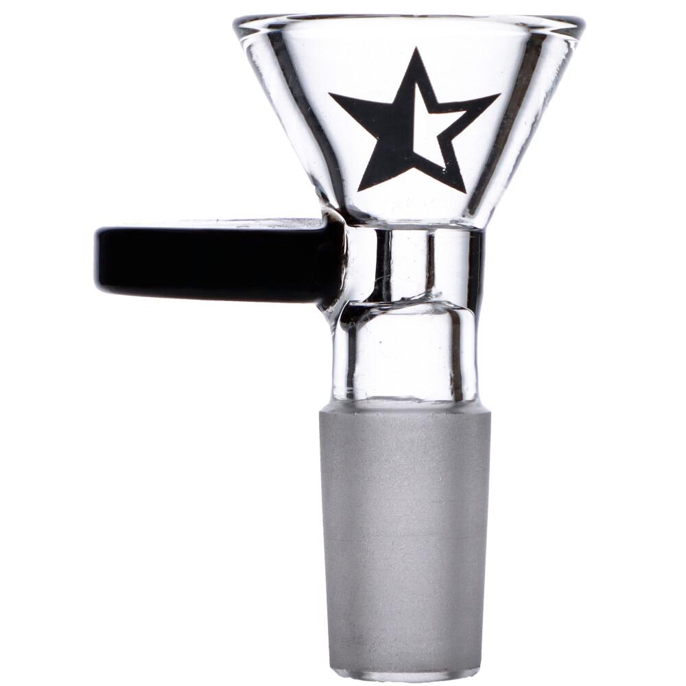 Glass Bowl With Handle | 14.5mm | Male Joint