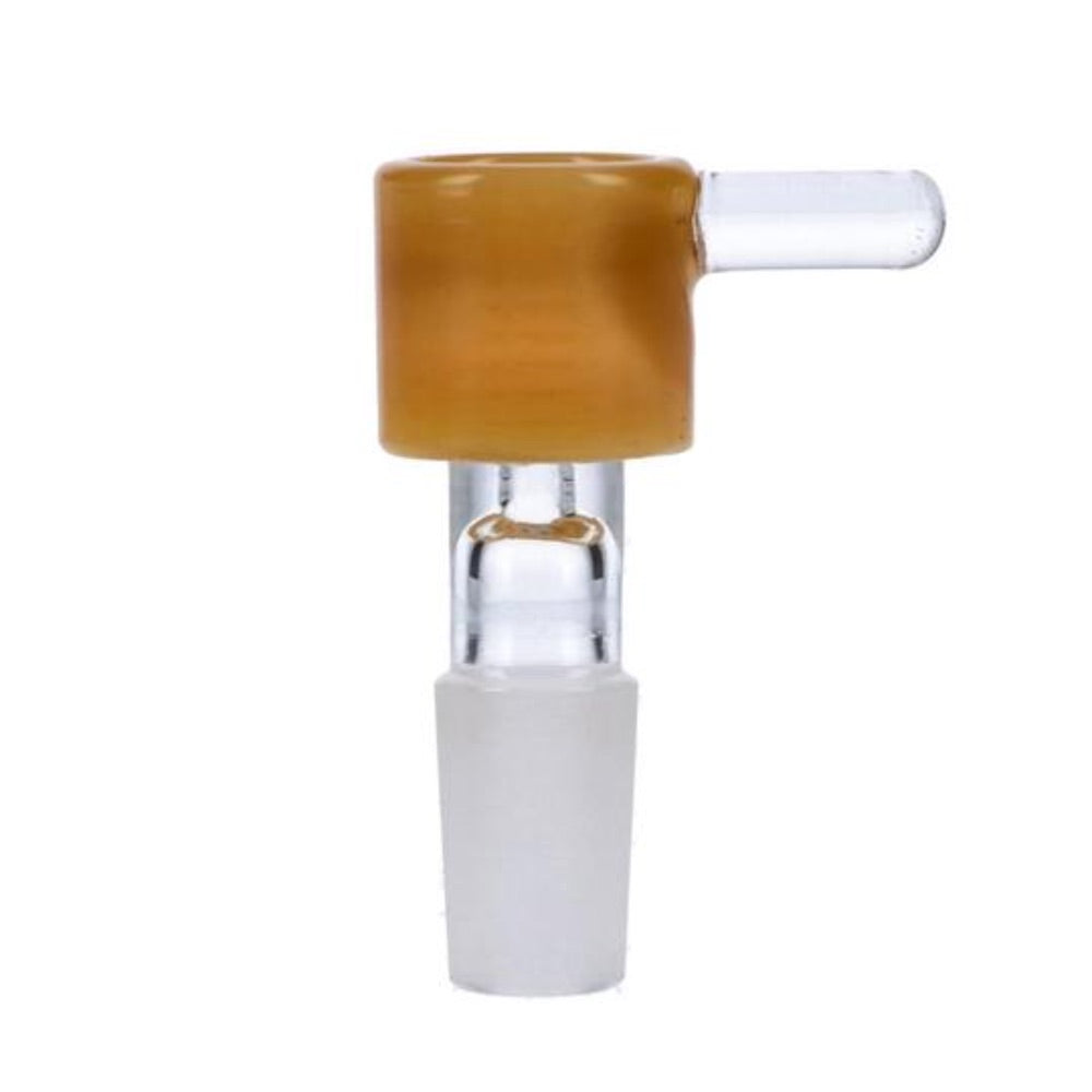 Dopezilla Glass Replacement Bowl With Handle | 14.5mm Male | Milky Yellow