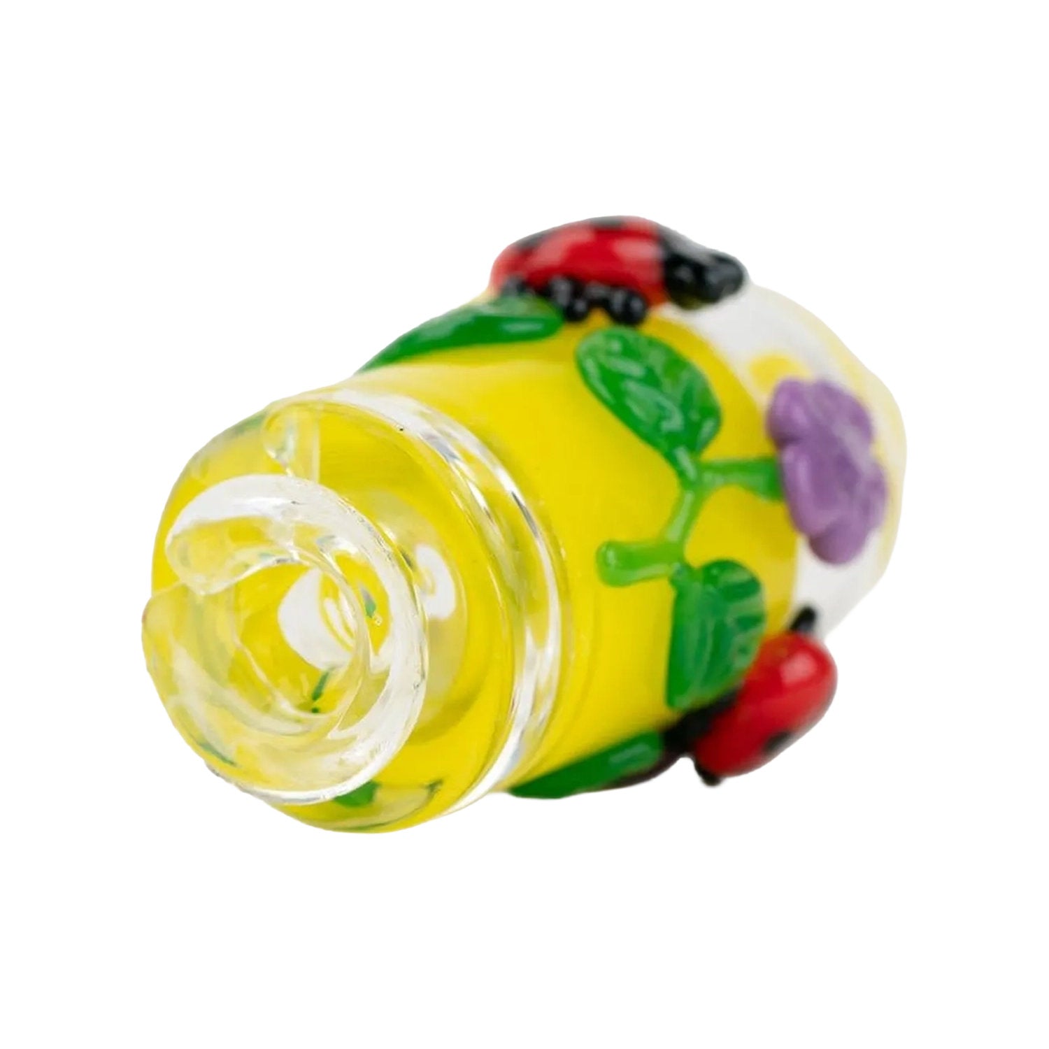 Empire Glassworks Puffco Pivot Glass Mouthpiece - Sunshine Garden