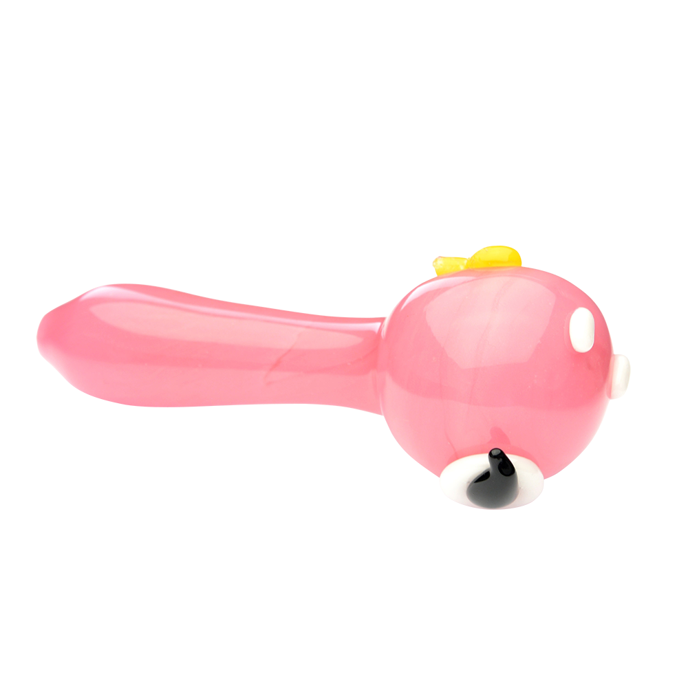 Empire Glassworks Bomber Spoon Pipe - Pink - Side view 
