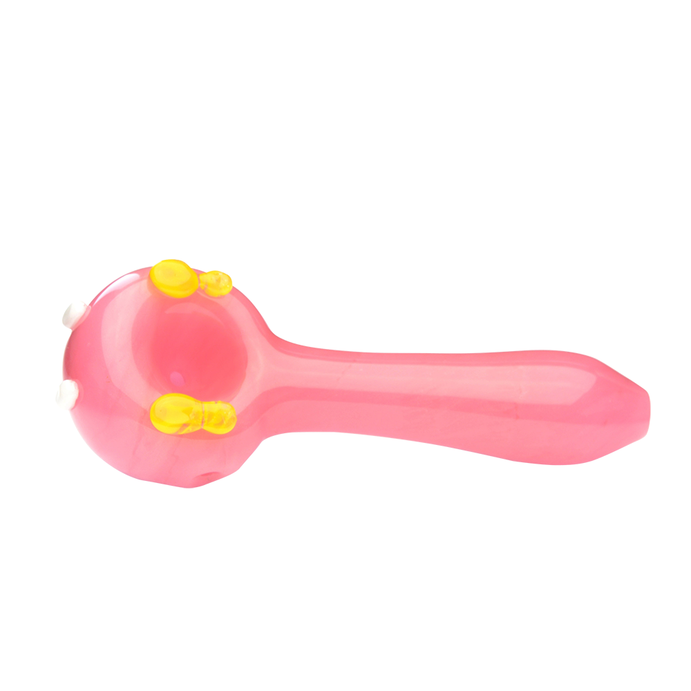 Empire Glassworks Bomber Spoon Pipe - Pink - Top view 
