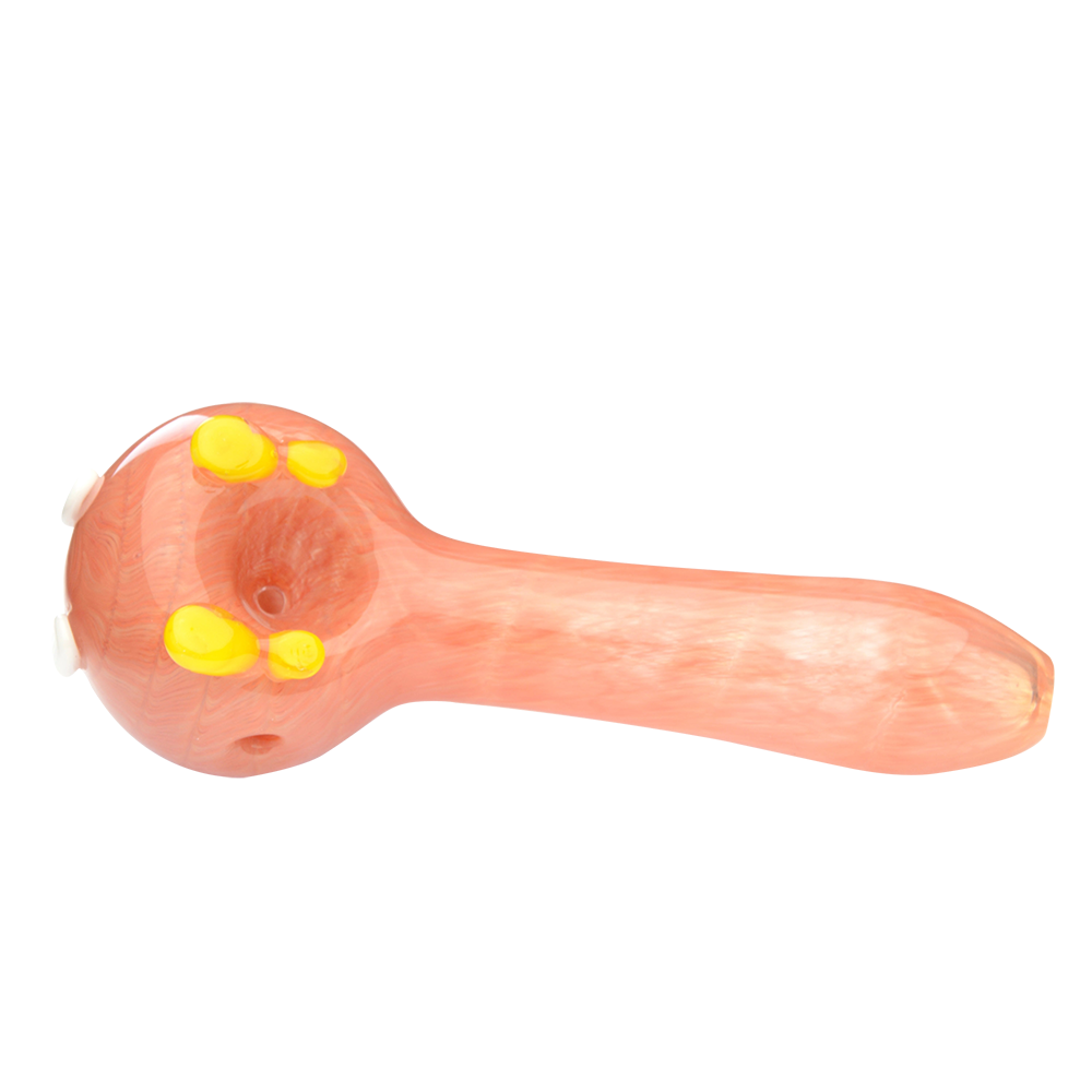 Empire Glassworks Bomber Spoon Pipe - Orange - Top view 
