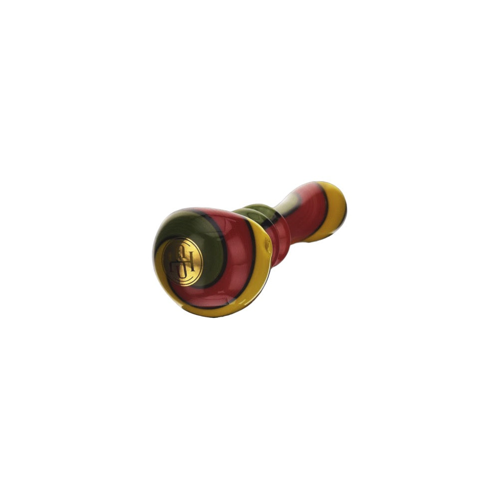 High Society Helia Premium Wig Wag Spoon Pipe | Rasta