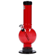 JM Plastics Bubble Base with Carb Hole Acrylic Bong - 9 in.
