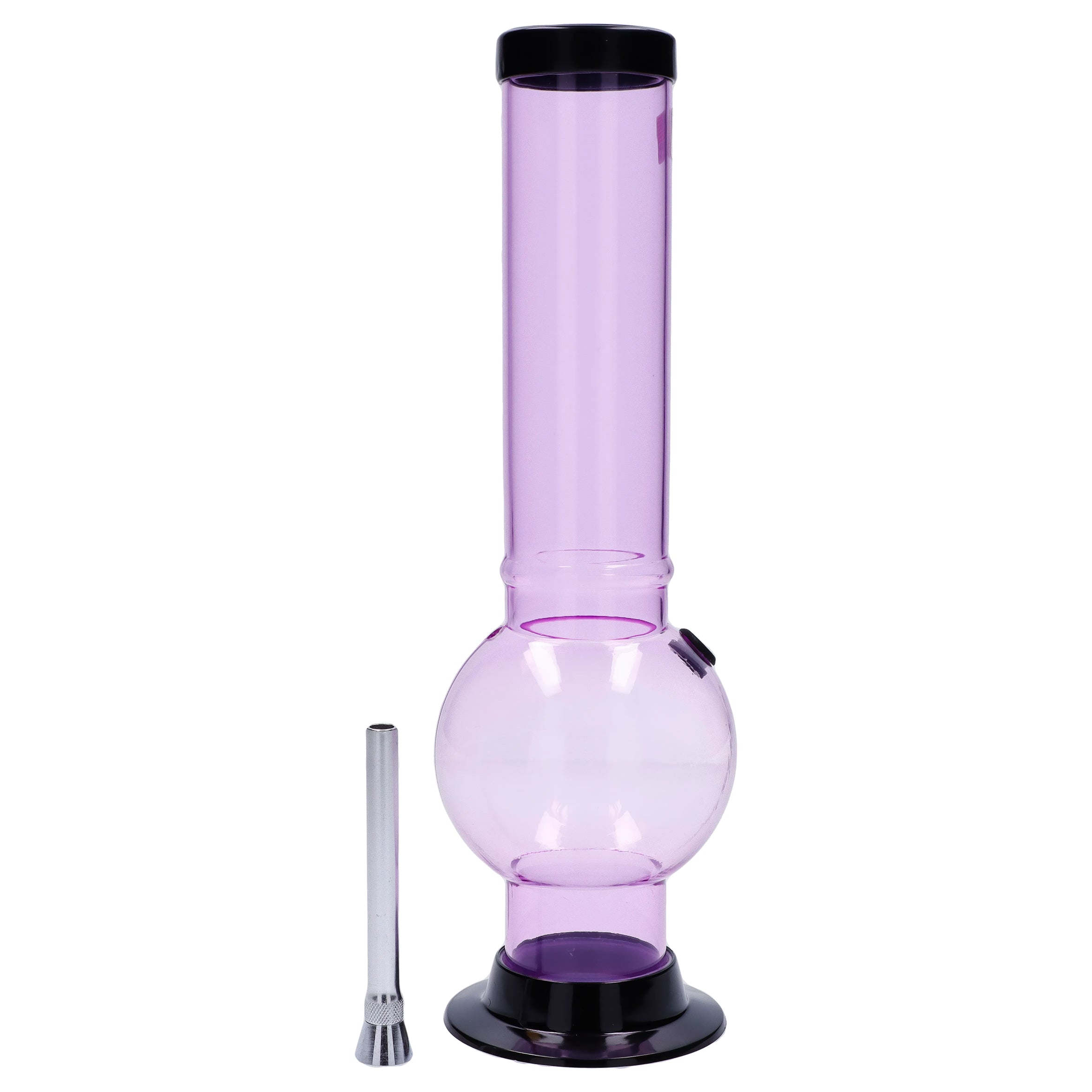 JM Plastics Large Bubble Base Acrylic Bong - 12 in.