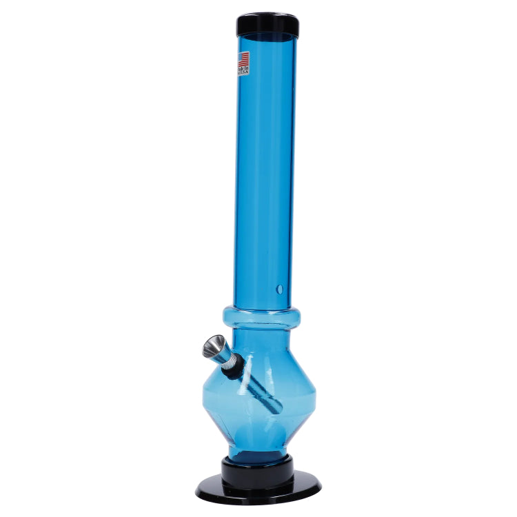 JM Plastics Diamond Base with Carb Hole Bong - 12 in.