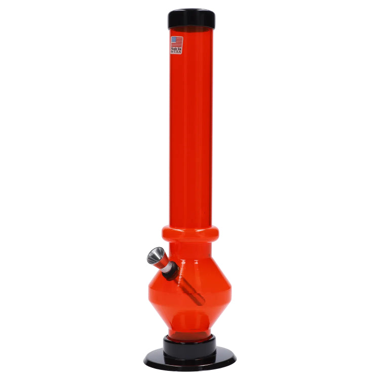 JM Plastics Diamond Base with Carb Hole Bong - 12 in.