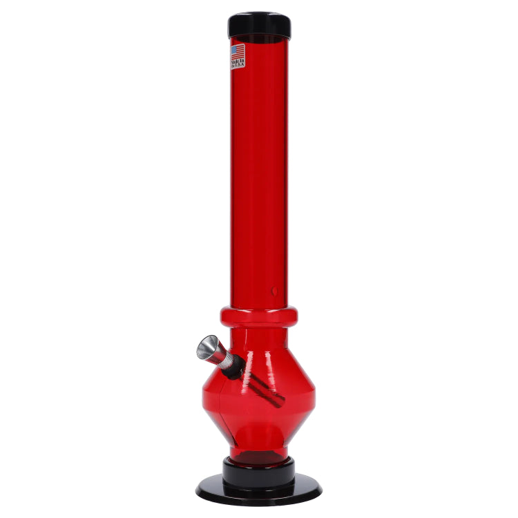 JM Plastics Diamond Base with Carb Hole Bong - 12 in.