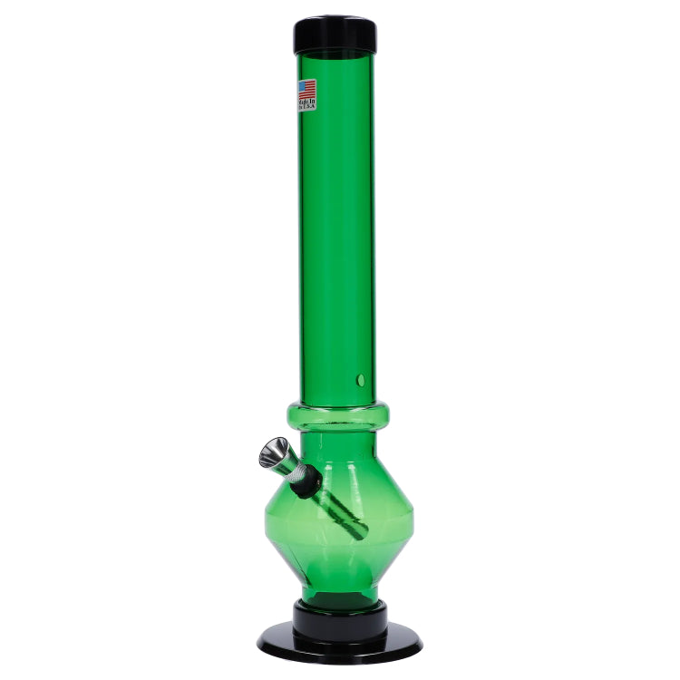 JM Plastics Diamond Base with Carb Hole Bong - 12 in.
