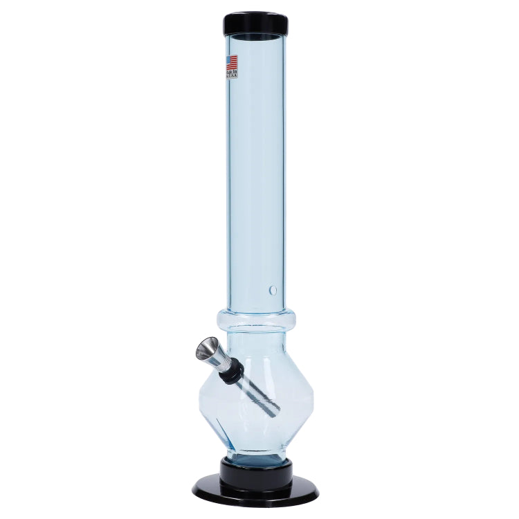 JM Plastics Diamond Base with Carb Hole Bong - 12 in.