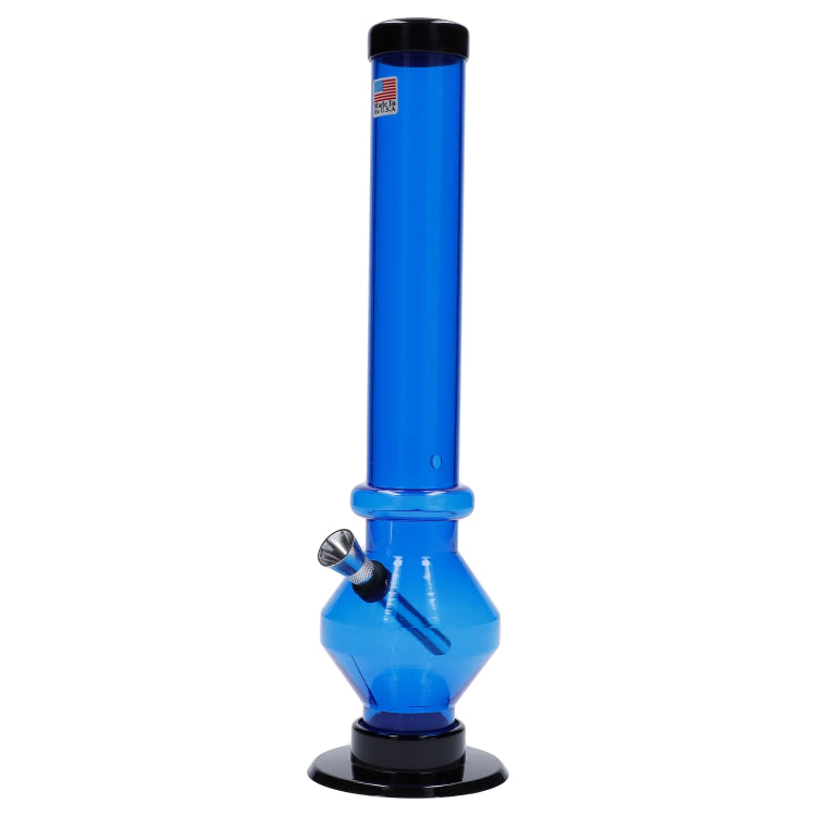 JM Plastics Diamond Base with Carb Hole Bong - 12 in.
