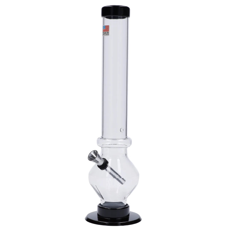 JM Plastics Diamond Base with Carb Hole Bong - 12 in.