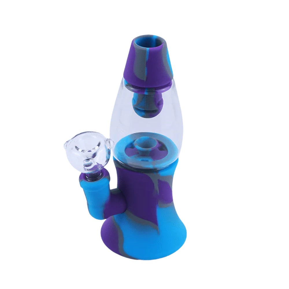 Cloud 8 Lava Lamp Silicone & Glass Bong