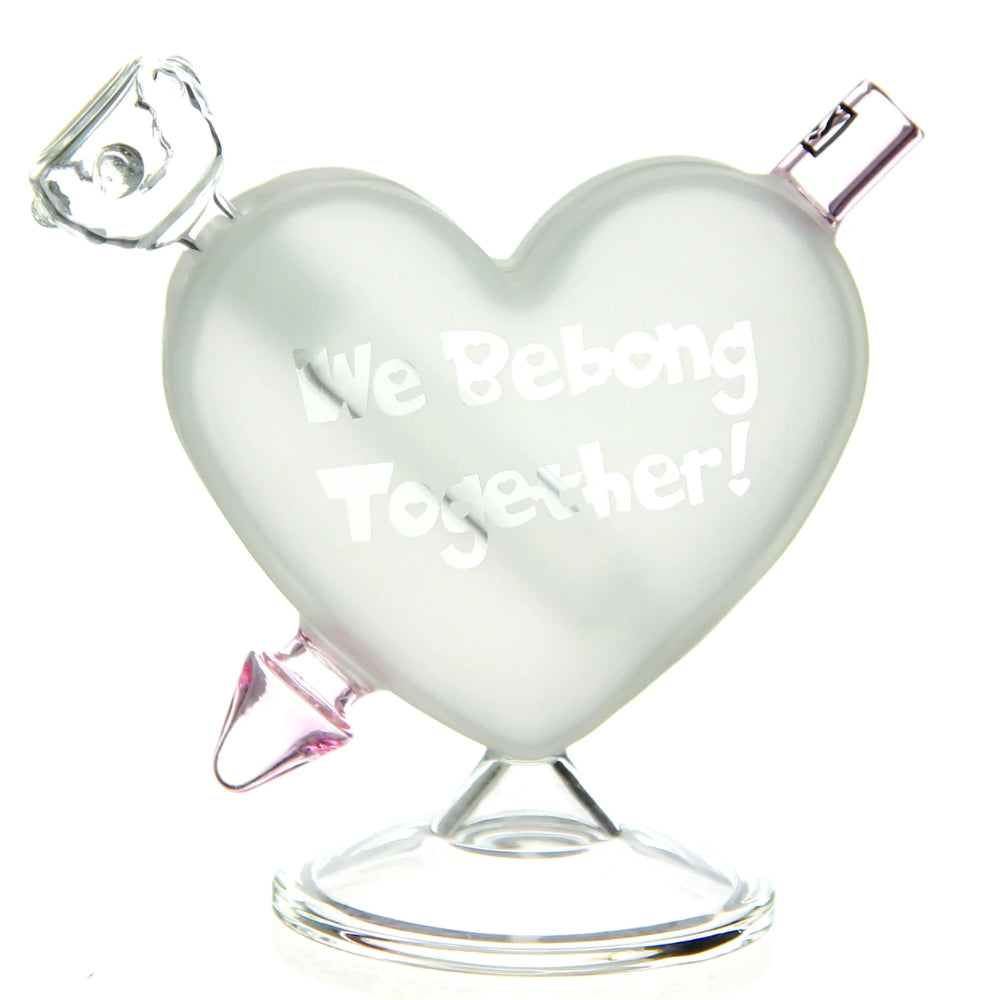 DHC Heart Traveler Bong | Side view 1