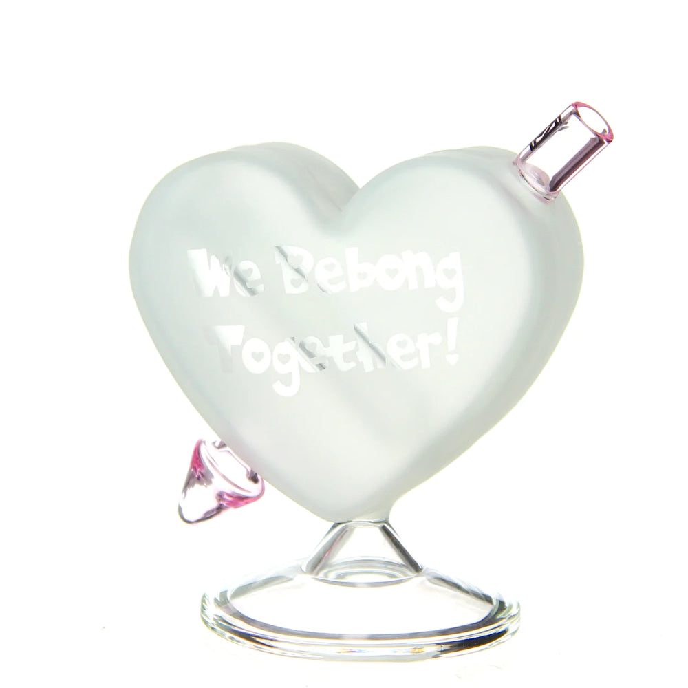 DHC Heart Traveler Bong | Side view 2