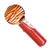 Freezable Glycerin Space Glitter Spoon Pipe | Side View 1