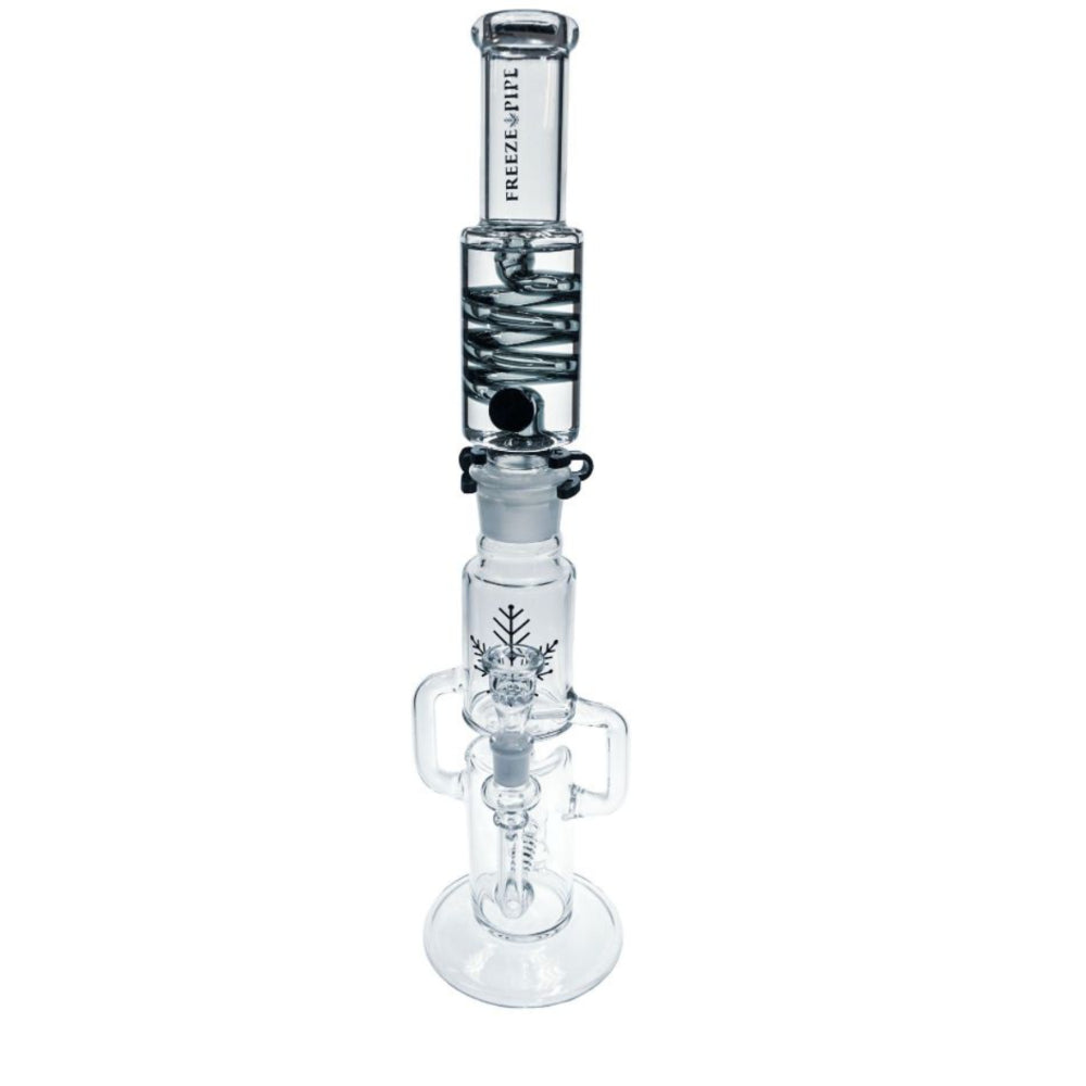 Freeze Pipe Recycler Bong | Front view 