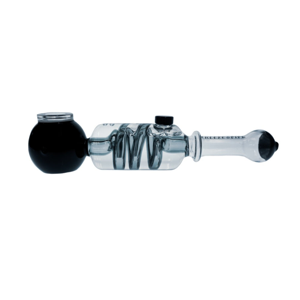 Freeze Pipe Hand Pipe with Glycerin Chamber side view
