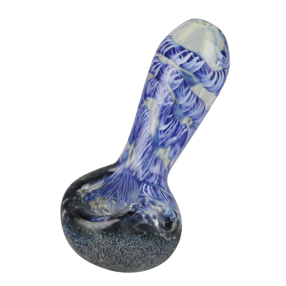 Frit & Cord Worked Spoon Hand Pipe | View 2