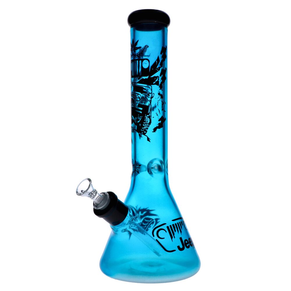 GC Colored Glass Beaker Base Ice Bong