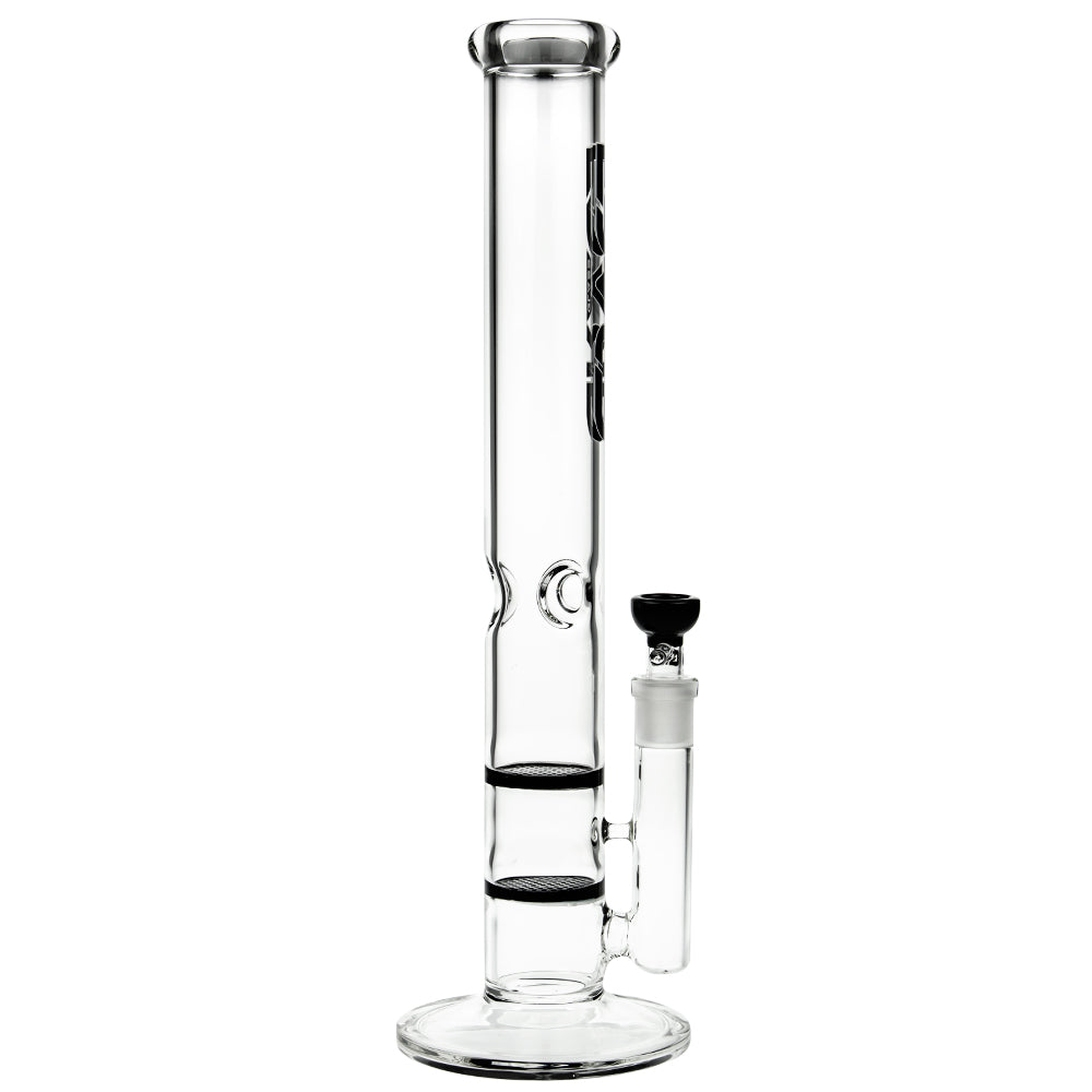 Grace Glass Cane GG Ice Bong | Black - Side View 6
