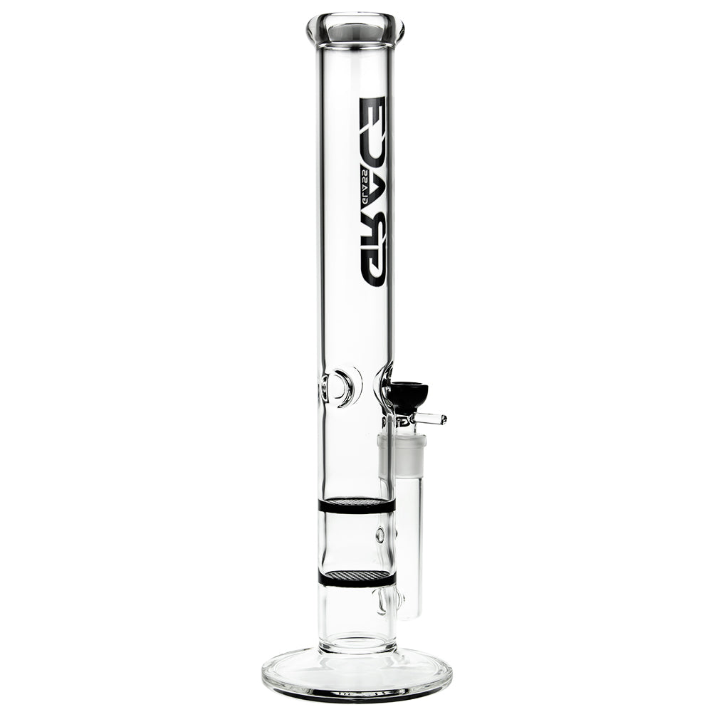Grace Glass Cane GG Ice Bong | Black - Side View 5