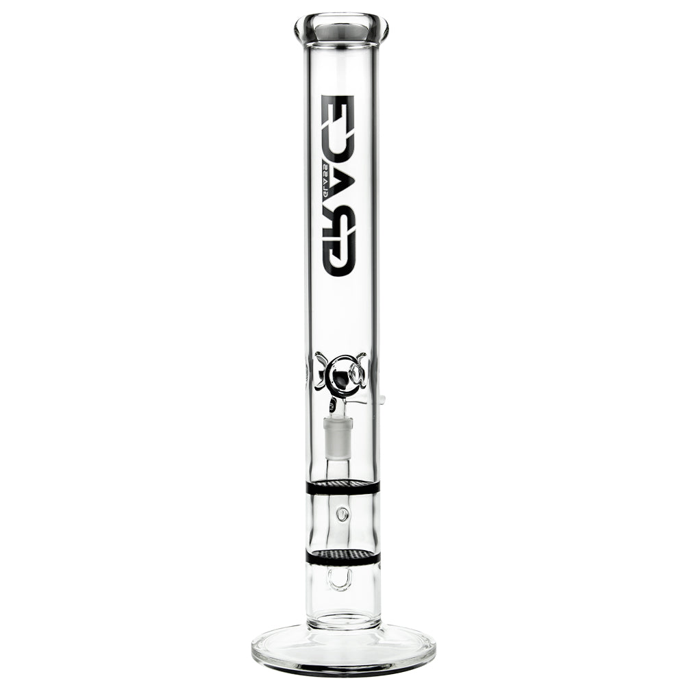 Grace Glass Cane GG Ice Bong | Black - Back View 