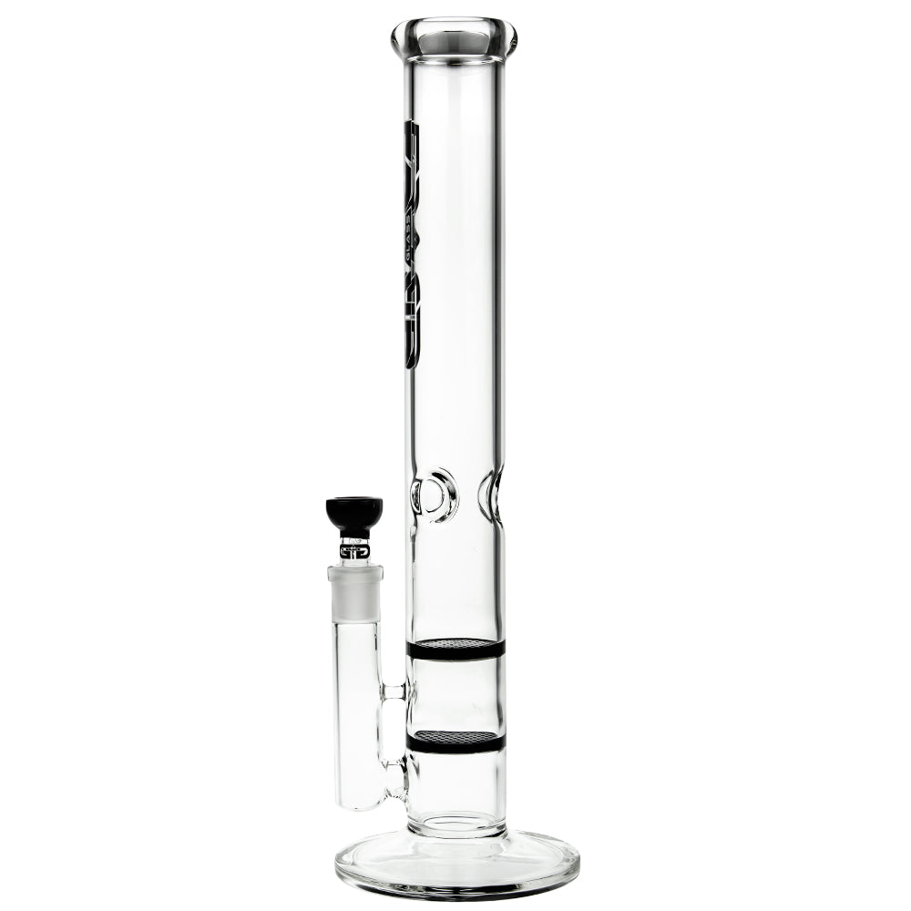 Grace Glass Cane GG Ice Bong | Black - Side View 3
