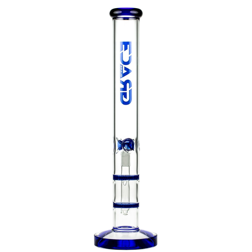 Grace Glass Cane GG Ice Bong | Blue - Back View 