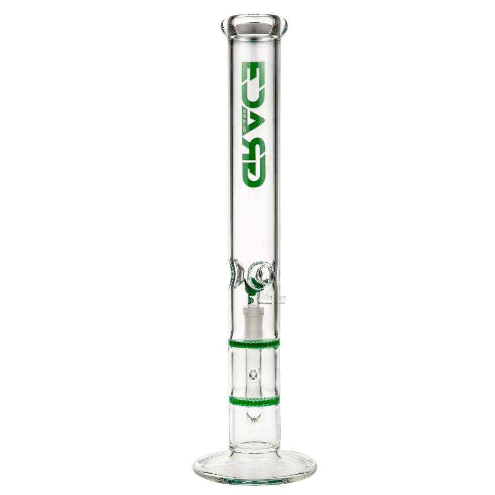 Grace Glass Cane GG Ice Bong | Green - Back View 