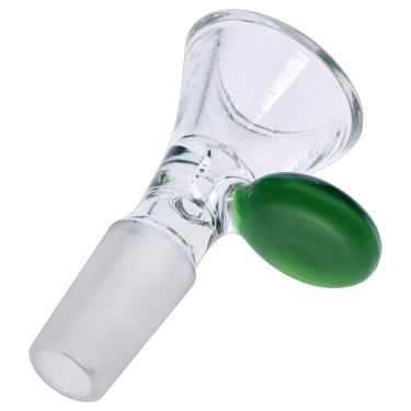GC 14mm Male Funnel Bowl - Emerald Handle