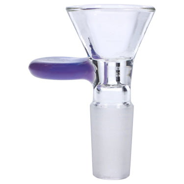 GC 14mm Male Funnel Bowl - Purple Handle