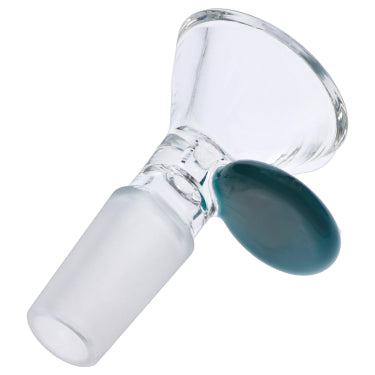 GC 14mm Male Funnel Bowl - Teal Handle