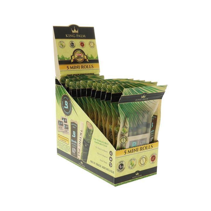King Palms Mini Pre-Roll Wraps | Box | side view