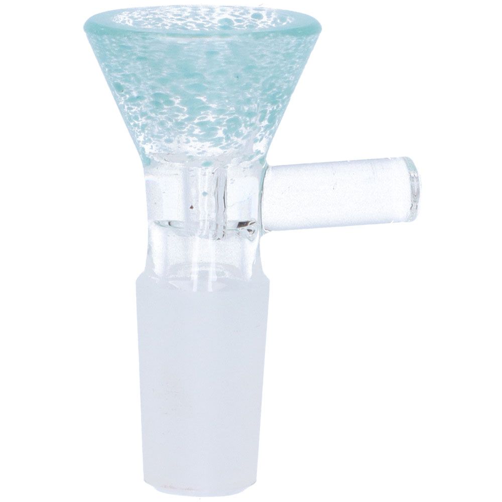 Glass Herb Bowl with Colored Frit Finish | 14.5mm