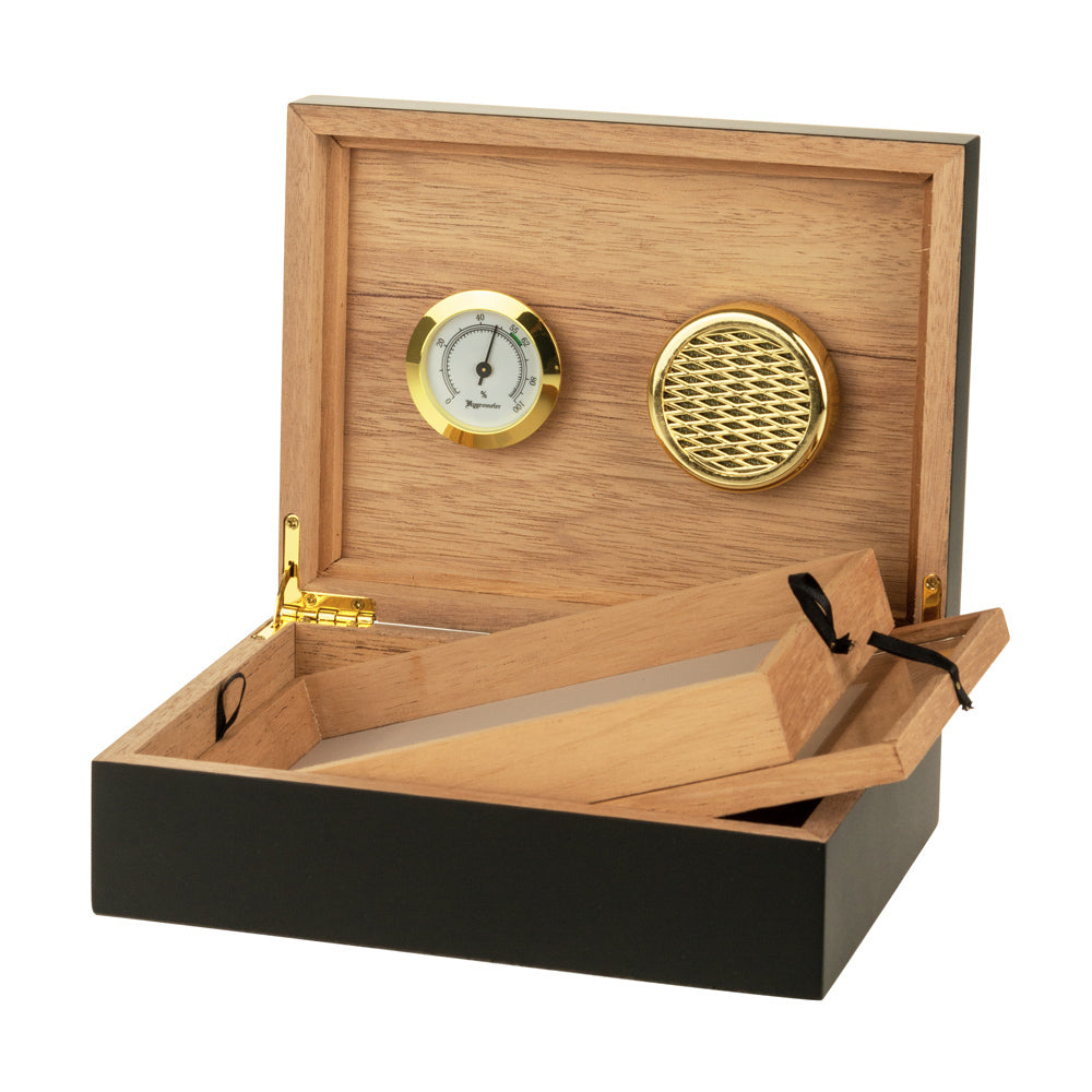 Sigaro Personal Cedar Wood Humidor with Hygrometer – Grasscity USA