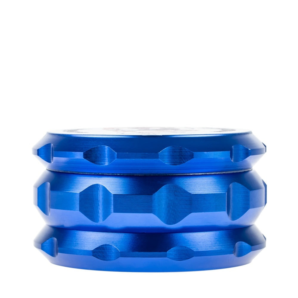 Jay and Silent Bob Aluminum Grinder | Bluntman | Blue - Side View 