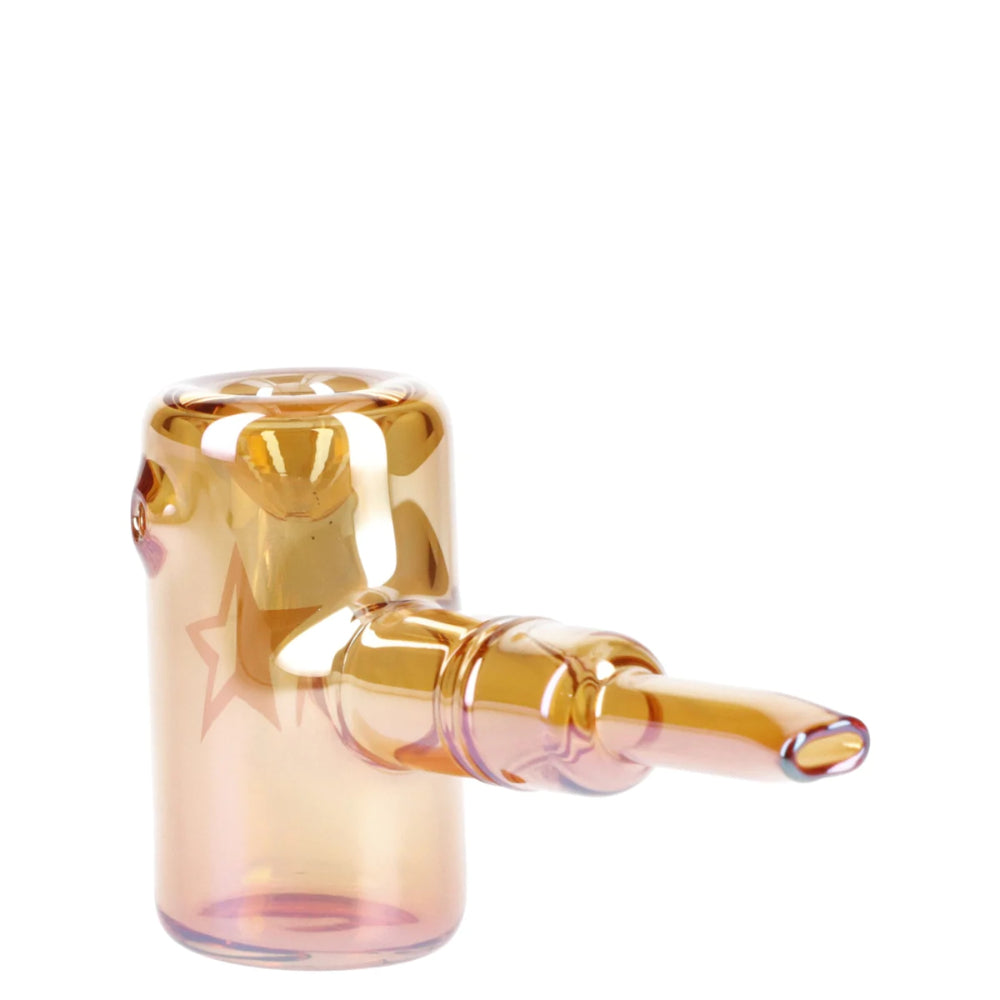 Famous X Fumed Large Sherlock Pipe | Orange | Side view 2