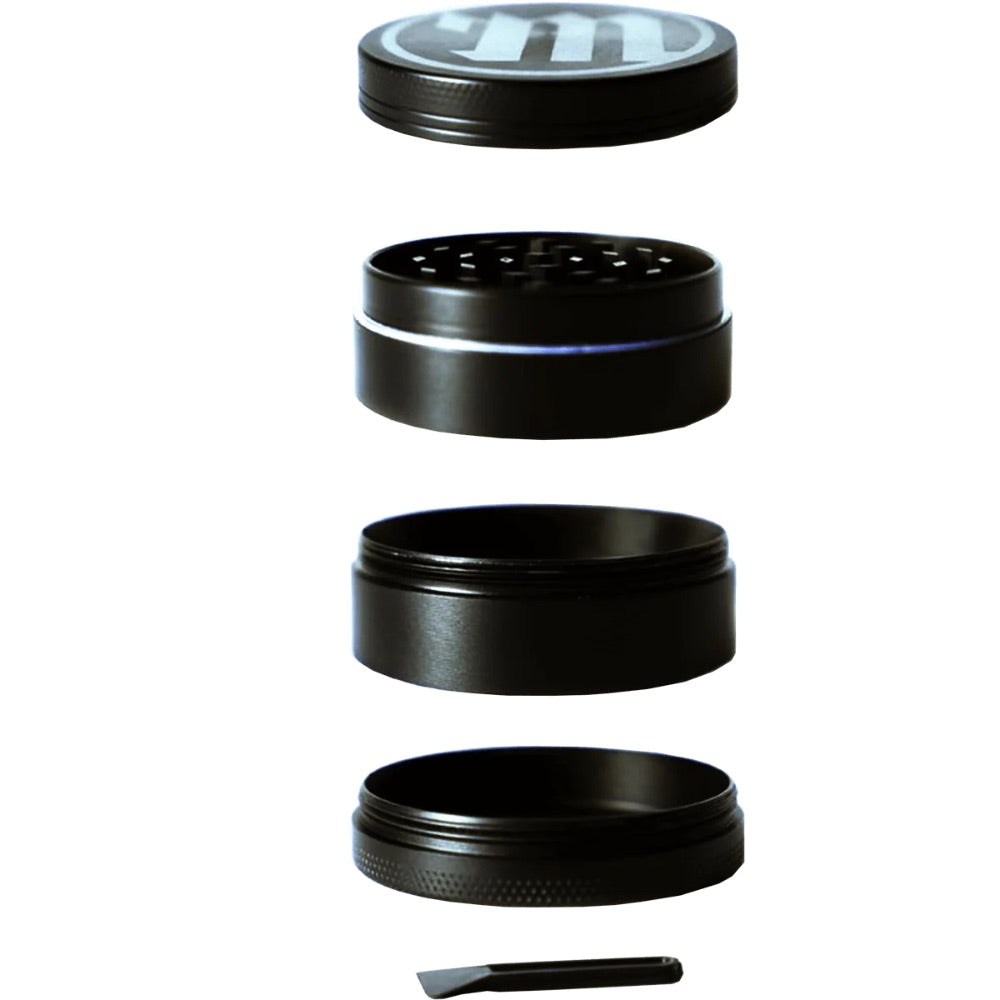 Myster Black 4 Piece Grinder | disassembled 